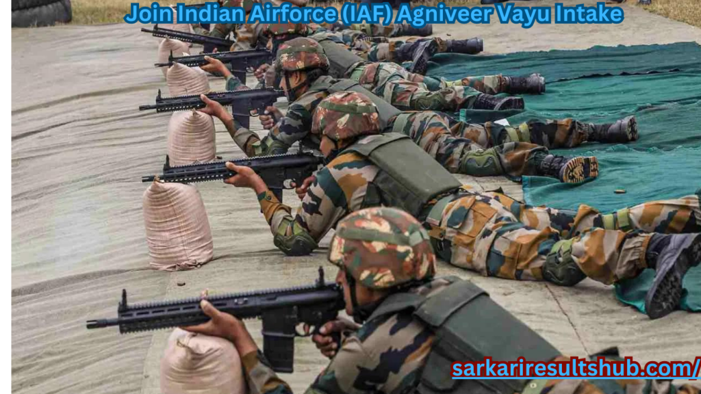 Indian Airforce (IAF) Agniveer Vayu Intake Recruitment 